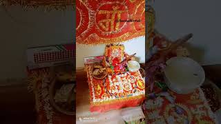 Leke puja ki thali jyot mn ki jaga li Matarani Durgapuja ReemaNirmal [upl. by Aprilette]