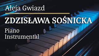 Zdzisława Sośnicka Aleja gwiazd Piano Karaoke MyVersion Tonacja D min [upl. by Ydrah]