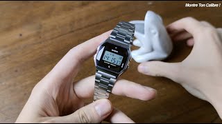 Comment régler une montre Casio  lHEURE et son BRACELET [upl. by Aimat]