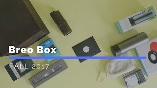 Breo Box Subscription Box Unboxing Fall 2017 [upl. by Anerbas89]