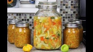 Chunky Caribbean Lime Lemon Pepper Pickle  CaribbeanPotcom [upl. by Kamaria]