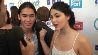 Fivel Stewart amp Booboo Stewart Interviewed By Ken Spector at 3rd Annual Thirst Project Gala [upl. by Haymes]