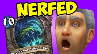 Hearthstone Khadgar Reacts to the New Nerfs [upl. by Esylle]