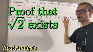 Prove that sqrt2 exists ILIEKMATHPHYSICS [upl. by Bat566]