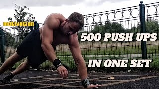 500 push ups in one set Hit your PR with me [upl. by Barthel618]