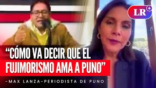 Periodista de PUNO CONFRONTÓ a congresista PATRICIA JUÁREZ por proteger a DINA BOLUARTE  LR [upl. by Ecart574]