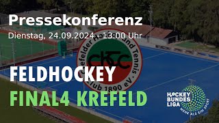 Pressekonferenz Feldhockey Final4 2025 in Krefeld [upl. by Brenk]