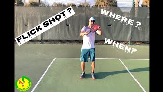 Flick Shot  Pickleball Minute [upl. by Almund275]