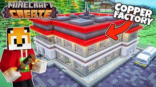 I built a MASSIVE COPPER FACTORY in Minecraft Create Mod [upl. by Thordis85]