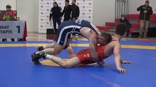 2019 York Open FS65kg Elis Wile EWS Bears vs Teodor Xeka UofT [upl. by Tneciv]