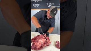 Cutting Chuck eye steaks amp Chuck roasts🔪🥩 butcher beef [upl. by Claudie]