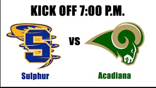 Sulphur vs Acadiana 9823 [upl. by Llednahs]