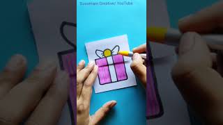 Beautiful Father’s Day  Surprise Father gifts  Handmade card  dad gifts shorts youtubeshorts [upl. by Chyou]