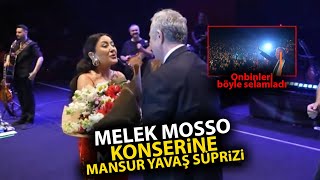 Melek Mosso konserine Mansur Yavaş sürprizi Salon bir anda coştu [upl. by Sral725]