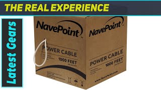 NavePoint 1000ft In Wall Power Cable Spool 18AWG 182 CCTV Bulk Security Camera Power CCA [upl. by Ludovico369]