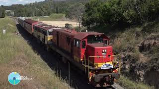 Diesel Locomotive 4903 4472DA and empty carriage movement  November 2024 [upl. by Toffic666]