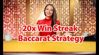 Baccarat strategy with a trend of winning 20 consecutive times [upl. by Ornstead]