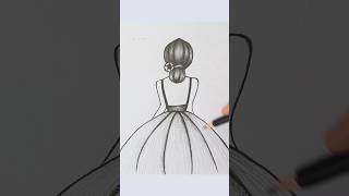 Beautiful girl drawing drawing drawingtutorial pencilsketch art artvideo satisfying shorts [upl. by Dranoc]