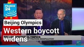 Western diplomatic boycott of Beijing Olympics widens • FRANCE 24 English [upl. by Nassir]