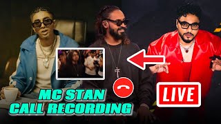 Mc stan Call Recording Viral ❓ Mc stan Song  Emiway bantai  Live [upl. by Kostman509]