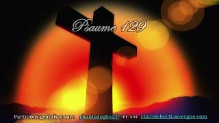 Psaume 129 130  Près du Seigneur est lamour  3 voix  orgue [upl. by Aihsyak]