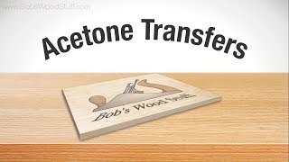 Acetone Transfers  Transfer an Image onto Wood [upl. by Treacy]