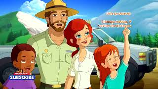 Adventure of Lassie And Zoe  Theme Song In English  Popular Cartoon In English PowerKidstv [upl. by Eveam]