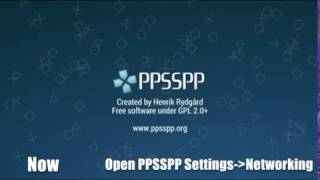 PPSSPP Local Multiplayer using Wireless Router  Android as Host [upl. by Joette538]