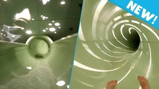 NEW Tube Slide at Aqualagon  Villages Nature Paris [upl. by Adnhoj977]