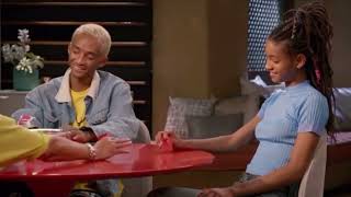 red table talk The smith family question game ft jaden [upl. by Barthel]