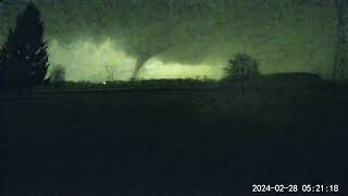 LondonWest Jefferson Ohio EF1 Tornado  02282024 [upl. by Isadore]