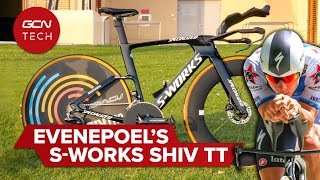 Remco Evenepoel’s Specialized SWorks Shiv TT  WorldTour Pro Bike [upl. by Bashemath]