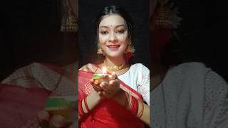 Diwali Look🪔 Makeup Tuitorial  youtube makeuptutorial craftingrinky [upl. by Enella468]