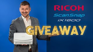 🎉 Win a Free Scanner 2024 Ricoh ScanSnap iX1600 amp Goodies Giveaway 📦 Enter to WIN Big 🎁 [upl. by Weiman]