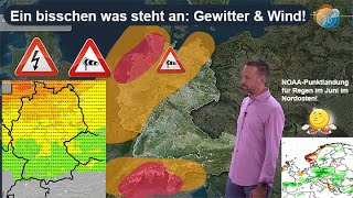 Kurzes Update Neue Gewitter amp Starkregen DonnerstagFreitag Wind amp Sturm SamstagSonntagMontag [upl. by Daiz]