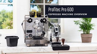 Profitec Pro 600 Espresso Machine Review [upl. by Naillig]