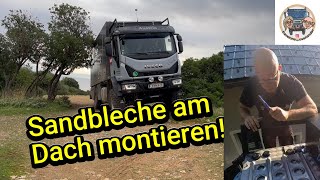 Sandbleche montieren 22 nach Bad Kissingen ist vor Bad Kissingen Expeditionsmobil Wohnmobil iveco [upl. by Lenes271]