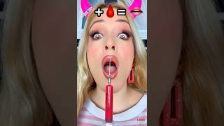 lips injection hack beautiful makeuptutorial makeuplook trending hack cheeks diymakeup lips [upl. by Manon54]