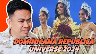 ATEBANG REACTION  DOMINICANA REPUBLICA UNIVERSO 2024 CROWNING MOMENT missuniversedominicanrepublic [upl. by Lisab792]