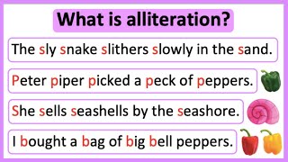 What is alliteration 🤔  Alliteration in English  Learn with examples [upl. by Debbee208]