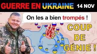 14 nov  EN VUE DE TOUS  Les forces ukrainiennes réalisent un chefdœuvre tactique [upl. by Vins]