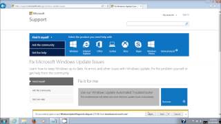 Microsoft Windows Update Fix Using Windows Automated Troubleshooter [upl. by Artima777]