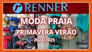 TOUR loja RENNER de SANTOS  MODA PRAIA  O que Tem de NOVO na Renner Descubra Aqui [upl. by Iffar256]