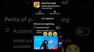 Free fire India 🇮🇳 coming 😀soon gamingffshorts freefireconta [upl. by Enilkcaj]