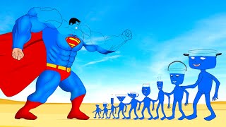 Evolution Of SUPERMAN Vs Evolution Of MONSTER RADIATION  Returning From The Dead SECRET  FUNNY [upl. by Goldsmith954]