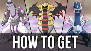 How to get Dialga Palkia and Giratina in Pokémon Omega Ruby and Alpha Sapphire [upl. by Nomyt]