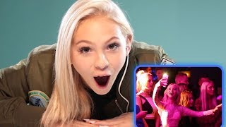 Jordyn Jones Reacts to her Sweet 16  AwesomenessTV Reacts w Jordyn Jones [upl. by Orbadiah]