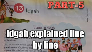 Idgah grade8 English book explained PART5 [upl. by Calandra]