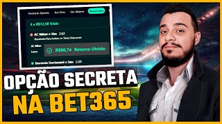 🚀TÉCNICA PARA GANHAR NA BET365 MESMO ERRANDO O BILHETE🚀 [upl. by Syman]