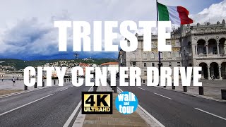 Trieste  City Center Drive 4K UHD 60 fps [upl. by Depoliti]